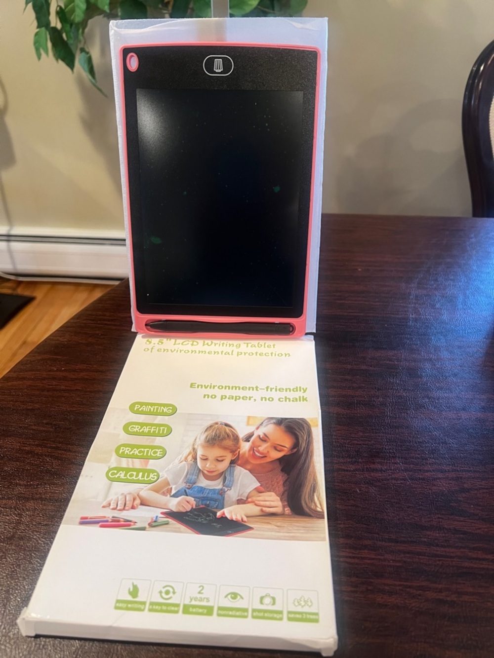 8.5" Pink LCD Writing Tablet - Digital Doodle Pad